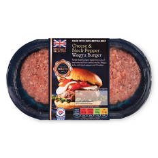 Cheese & Black Pepper Wagyu Burgers