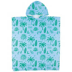 Poncho de bain pour enfant, bleu
