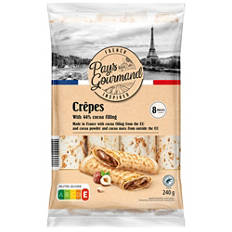Crêpes mit Schokofüllung