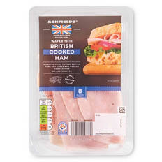 British Wafer Thin Cooked Ham 9 Slices