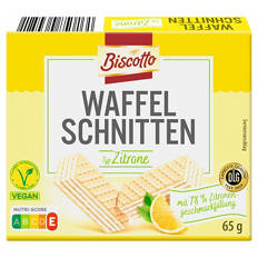 Waffelschnitten 260 g, Zitrone