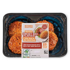 BBQ Seasoned Chicken Burgers
