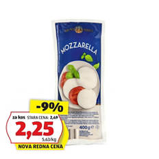 Mozzarella v kosu
