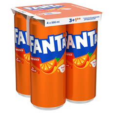Szénsavas üdítőital, Fanta, 4 x 330 ml