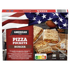 Pizza Pockets 360 g, Burger