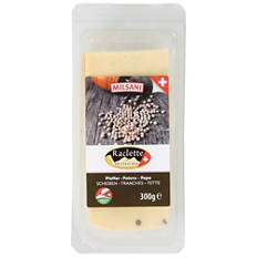 Formaggio a fette per raclette, pepe