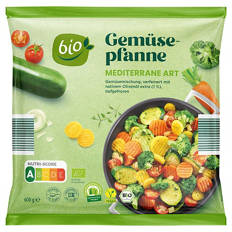 Bio-Gemüsepfanne 600 g, Mediterrane Art
