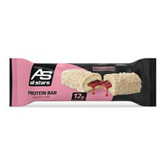 Protein Riegel mit Kern, Strawberry White Chocolate
