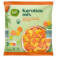 Bio-Gemüsesortiment 750 g, Karottenmix