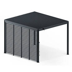 Lamellenwand horizontal, 350 cm