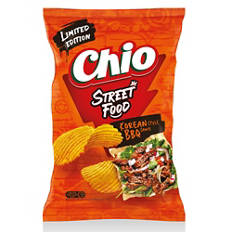 Street food chips, koreai BBQ, 120 g