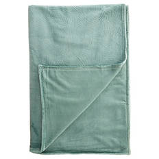 Kuscheldecke Hoch Tief Struktur, Grün
