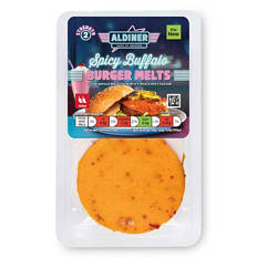 Spicy Buffalo Red Leicester Burger Melts