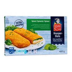 Croccole di merluzzo MSC con spinaci