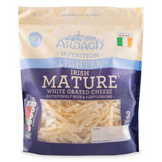30% Less Fat Grated Irish Mature White Cheese
