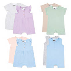 Baby-Sommer Strampler, Doppelpkg.