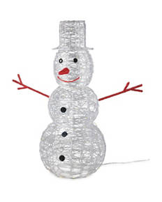 Outdoor Snowman/Lamp Post