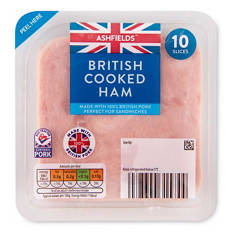 ASHFIELDS British Cooked Ham 10 Slices