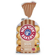 Bagels kruhki, s semeni