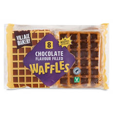 Chocolate Flavour Filled Waffles