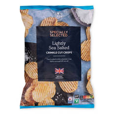 Lightly Sea Salted Crinkle Cut Crisps