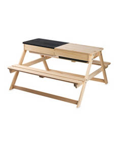 Wooden Messy Play Picnic Bench