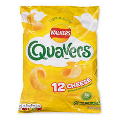 Quavers Cheese Flavour Potato Snacks 12 Pack