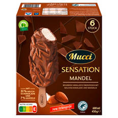 Bâtonnet glacé premium, amande