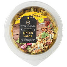 Salade orientale, lentilles et boulgour