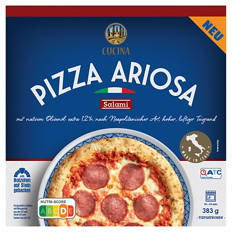 Pizza Ariosa 383 g, Salami