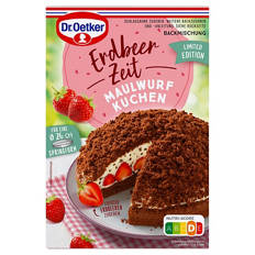 Premium Backmischung, Erdbeer Maulwurf Kuche 345 g