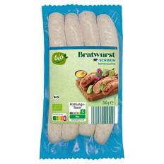 Bio-Bratwurstsortiment, Schwein 260 g