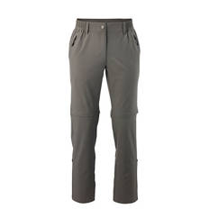 Damen und Herren Outdoor-Zip-Off-Hose, Herren, Grau, M 48/50