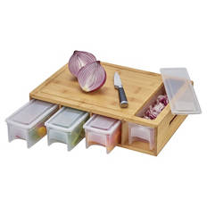 Meister-Schneidebrett, Behälter