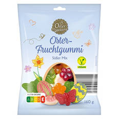 Oster-Fruchtgummie 160 g, Süßer Mix