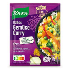 Basis internationale, Gemüse Curry