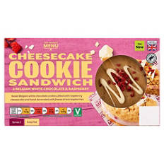 White Chocolate & Raspberry Cookie Sandwich