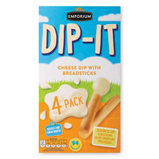 Dip-It Cheese Dip with Breadsticks 4 Pack