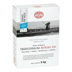 Tradicionalna morska sol, fino mleta