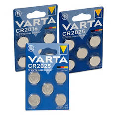 Batterie a bottone, 5 pezzi