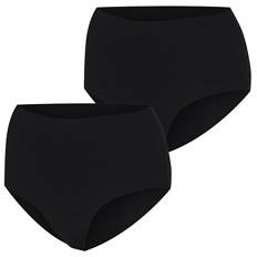 Damen Shapewear-Unterwäsche, Schwarz, 2er-Set Slips, S 36/38