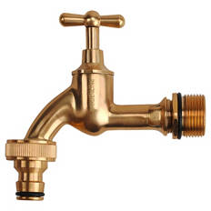 Metall-Bewässerungsset, Kugelhahn ¾“