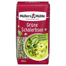 Hülsenfrüchte 500 g, Grüne Schälerbsen