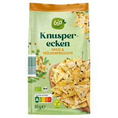 Bio-Knusperecken 80 g, Bio-Maissnack
