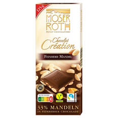 Chocolat Création 125 g, Feinherb Mandel