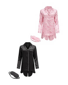 3 Piece Satin Sleep Set