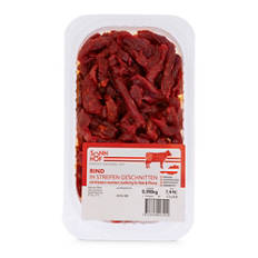 Salat-/Wok-Streifen per kg, Rind