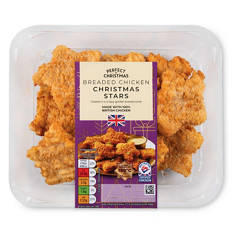 Chicken Christmas Stars Shapes