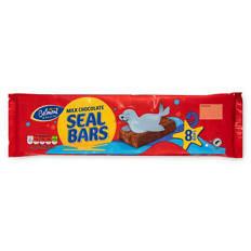 Milk Chocolate Seal Biscuit Bars 8 Pack