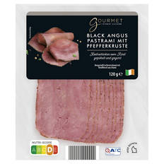 Black Angus Pastrami 120 g, Pfeffer